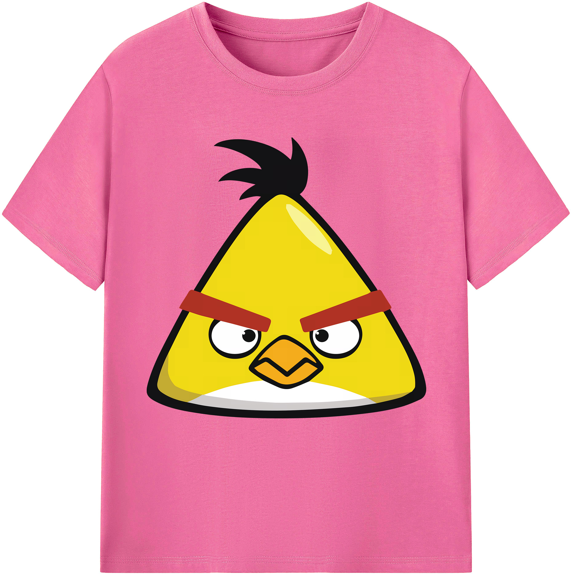 （画像用） Angry Birds アングリーバード レディースカジュアルプリントTシャツ（綿100％）